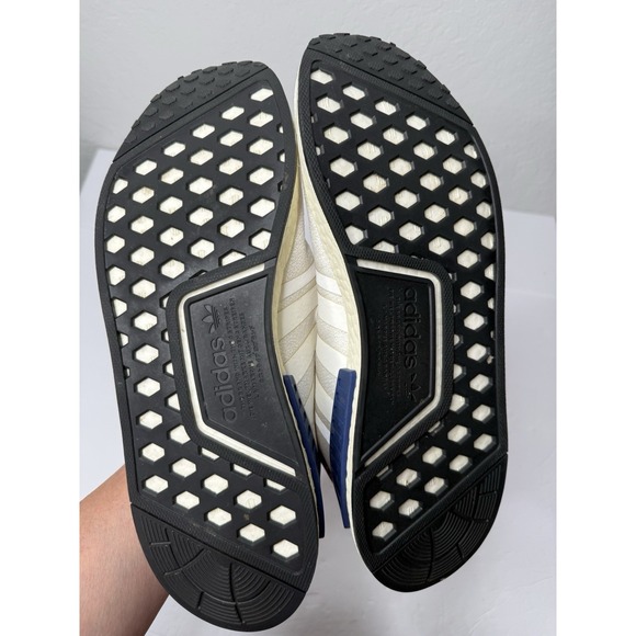 Adidas NMD R1 Men's US Size 12 Athletic Sneakers Cream Slip On Training Run Walk - Picture 9 of 15